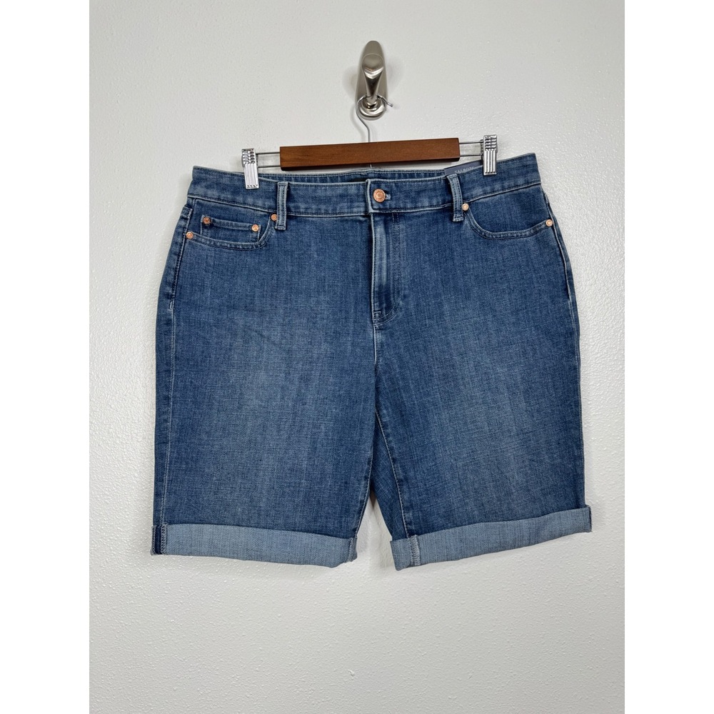 Talbots NWT Girlfriend Denim Shorts 9" Size 10